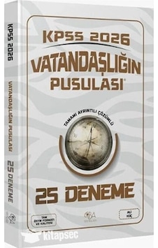 Cba Kpss 2026 Vatandaşlığın Pusulası 25 Çözümlü Deneme Cba Yayın Cba Kpss 2026 Vatandaşlığın Pusulası 25 Çözümlü Deneme Cba Yayın