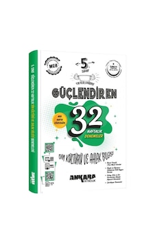 5. Sınıf Din Kültürü Ve Ahlak Bilgisi Güçlendiren 32 Haftalık Denemeleri Ankara Yayıncılık 5. Sınıf Din Kültürü Ve Ahlak Bilgisi Güçlendiren 32 Haftalık Denemeleri Ankara Yayıncılık
