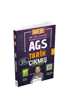 Dizgi Kitap 2026 Meb-ags Tarih Çıkmış Sorular Çözümlü - Selami Yalçın Dizgi Kitap Dizgi Kitap 2026 Meb-ags Tarih Çıkmış Sorular Çözümlü - Selami Yalçın Dizgi Kitap
