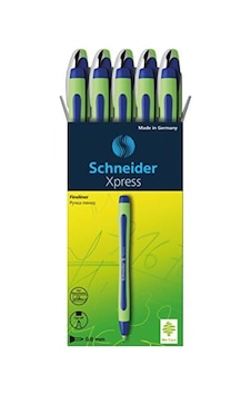 Schneider Xpress 0.8 Mm Fiber Uçlu Kalem Mavi 10'Lu Kutu Schneider Xpress 0.8 Mm Fiber Uçlu Kalem Mavi 10'Lu Kutu