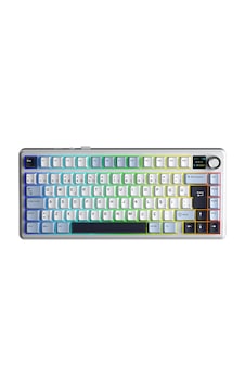 Aula F75 Max Mekanik Gaming Oyuncu Klavyesi Tkl Rgb Graywood V4 Switch Kablosuz Makrolu Hot Swap Türkçe Q Lacivert