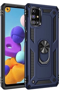 Galaxy M31s Kılıf Zore Vega Kapak Mavi