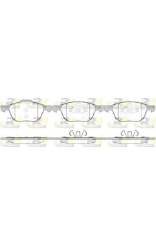 Roadhouse 2108200 Fren Balatası Ön Gdb1583 Ford C Max Iı Focus C Max 2000 2007 Roadhouse 2108200 Fren Balatası Ön Gdb1583 Ford C Max Iı Focus C Max 2000 2007