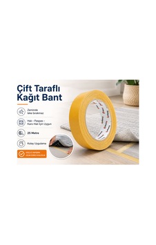 Çift Taraflı Kağıt Bant 3 Cm 25 Metre İz Leke Bırakmaz Halı Paspas Karo Halı Sabitleme Kaydırmaz Zemin Yapışkan Bant Kapı Önü Balkon Paspası Tutucu Bant Çift Taraflı Kağıt Bant 3 Cm 25 Metre İz Leke Bırakmaz Halı Paspas Karo Halı Sabitleme Kaydırmaz Zemin Yapışkan Bant Kapı Önü Balkon Paspası Tutucu Bant
