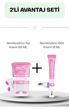 Hyaluronic Acid & Moisturizing Face Gym 80 Ml & Hyaluronic Acid & Moisturizing Eyes Gym 18 Ml Hyaluronic Acid & Moisturizing Face Gym 80 Ml & Hyaluronic Acid & Moisturizing Eyes Gym 18 Ml
