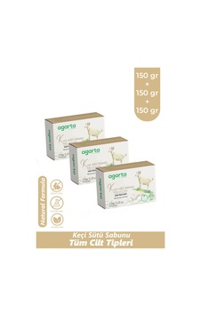 Agarta 3 Adet Doğal Keçi Sütü Sabunu 150 Gr Agarta 3 Adet Doğal Keçi Sütü Sabunu 150 Gr