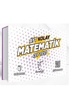 AYT Kolay Matematik Cep Test -  Karekök Eğitim Yayın