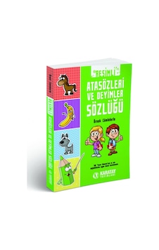 4e Sözlük Resimli Atasözleri Ve Deyimler Sözlüğü Karton Kapak Karatay Yayınevi