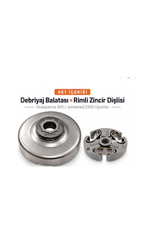 Algaride Husqvarna 365 372 385 Jonsered 2165 2166 2065 Uyumlu Debriyaj Balatası 3/8-7 Rimli Zincir Dişlisi Seti Algaride Husqvarna 365 372 385 Jonsered 2165 2166 2065 Uyumlu Debriyaj Balatası 3/8-7 Rimli Zincir Dişlisi Seti