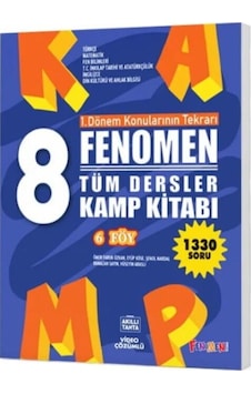 Fenomen Okul Yayınları 8. Sınıf Tüm Dersler Fenomen Kamp Kitabı