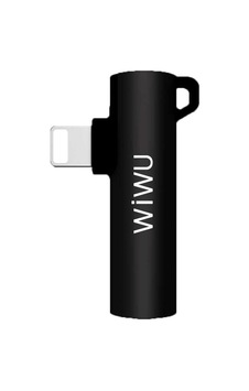 Wiwu ST03 Lightning Ses Adaptörü-Siyah