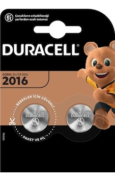 DURACELL LITHIUM 3V PİL(CR2016) 2 Lİ DURACELL LITHIUM 3V PİL(CR2016) 2 Lİ