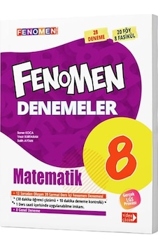 Gama Yayınları 8. Sınıf Fenomen Matematik 28 Li Deneme Gama Yayınları 8. Sınıf Fenomen Matematik 28 Li Deneme