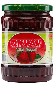 Okyay Kavanoz Çilek Reçeli 720 G