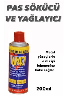 Primesegment W47 Pas Sökücü Ve Yağlayıcı 200 Ml