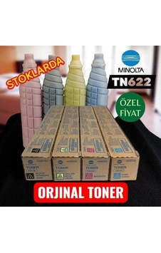 Toner Konica Minolta Tn622/c1085/c1085/c1100/c6085 Bk/c/y/m Set Toner Konica Minolta Tn622/c1085/c1085/c1100/c6085 Bk/c/y/m Set