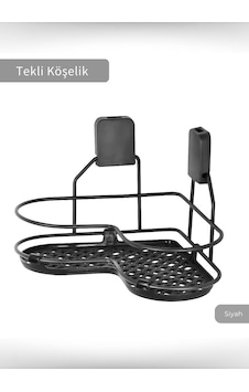 Jet's Home Banyo Rafı Yapışkanlı Mutfak Rafı Paslanmaz Baharatlık Tekli Köşelik Şampuanlık Siyah Diğer Jet's Home Banyo Rafı Yapışkanlı Mutfak Rafı Paslanmaz Baharatlık Tekli Köşelik Şampuanlık Siyah Diğer