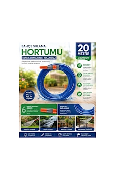 Tabanca Sulama Hortum. Araba Yıkama Bahçe Sulama Balkon Yıkama Hortumu 20 Metre Tabanca Sulama Hortum. Araba Yıkama Bahçe Sulama Balkon Yıkama Hortumu 20 Metre