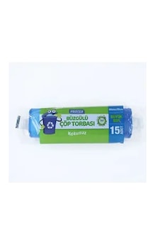 Protex 15'li 65x70 Cm Büzgülü Çöp Torbası