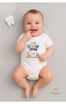 Babyden's Diş Buğdayı Body %100 Pamuk İlk Dişim Çıktı Baskılı Bebek Kısa Kollu Body Çıtçıtlı Unisex Yenidoğan Zıbın Beyaz Babyden's Diş Buğdayı Body %100 Pamuk İlk Dişim Çıktı Baskılı Bebek Kısa Kollu Body Çıtçıtlı Unisex Yenidoğan Zıbın Beyaz