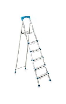 Perilla 11005 5+1 Basamaklı Metal Merdiven 125cm 120kg Taşıma Kapasitesi
