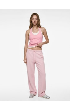 Koton Cepli Beli Bağcıklı Oversize Eşofman Altı Pembe 6sal40075ık Gülkurusu Koton Cepli Beli Bağcıklı Oversize Eşofman Altı Pembe 6sal40075ık Gülkurusu