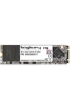 Bigboy BSSD80S1T 1 TB M.2 2280 SATA SSD Bigboy BSSD80S1T 1 TB M.2 2280 SATA SSD