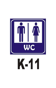 Iş Güvenliği Pvc Dekota Uyarı - Ikaz Levhası Bay Bayan Wc Yazılı (258802194)