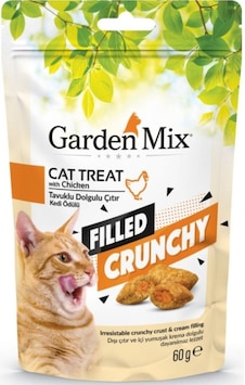 Garden Mix Tavuklu İçi Dolgulu Kedi Ödülü 60gr Garden Mix Tavuklu İçi Dolgulu Kedi Ödülü 60gr