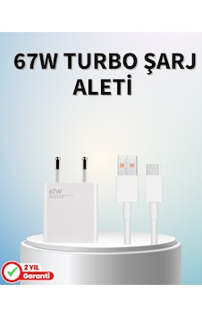 67 Watt Güçlü Şarj Aleti S23 Ultra S24 Uyumlu