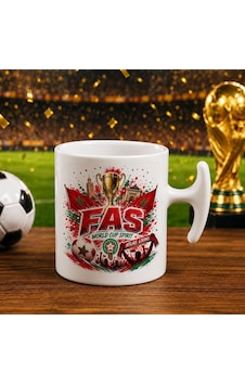 Bk Gift Fas Taraftar Temalı Dünya Futbol Kupası Tasarımlı Hammer Kupa Bardak Beyaz Bk Gift Fas Taraftar Temalı Dünya Futbol Kupası Tasarımlı Hammer Kupa Bardak Beyaz
