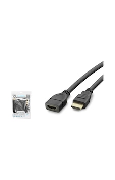 Hadron Hdx2043 Hdmı F - Hdmı M 1mt Hdmı Uzatma Kablosu - Siyah Hadron Hdx2043 Hdmı F - Hdmı M 1mt Hdmı Uzatma Kablosu - Siyah
