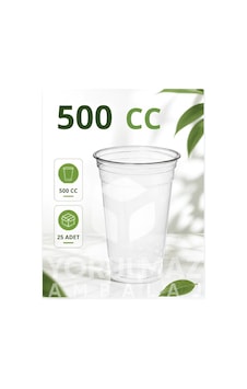 500 Cc Plastik Bardak 25 Adet Kaliteli Kullan- At Soğuk İçecek Bardağı Diğer 500 Cc Plastik Bardak 25 Adet Kaliteli Kullan- At Soğuk İçecek Bardağı Diğer