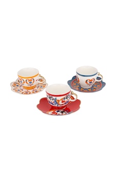 Lucky Art Lyhd436 Gıselle Bone 6Lı Kahve Fincan Seti Lucky Art Lyhd436 Gıselle Bone 6Lı Kahve Fincan Seti