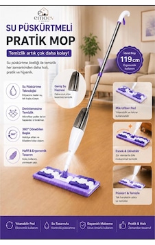 Su Püskürtmeli Sprey Mop Hazneli Mikrofiber Mutfak Ve Parke Temizlik Paspası Su Püskürtmeli Sprey Mop Hazneli Mikrofiber Mutfak Ve Parke Temizlik Paspası