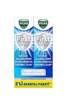 First Defence Burun Spreyi 15 ml - İkili Avantaj Paketi First Defence Burun Spreyi 15 ml - İkili Avantaj Paketi