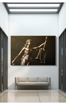 Bronz Renkli Bir Adalet Tanrıçası Themis Lady Justice Figürü Yatay Kanvas Tablo 3868 Çok Renkli Bronz Renkli Bir Adalet Tanrıçası Themis Lady Justice Figürü Yatay Kanvas Tablo 3868 Çok Renkli