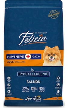 Felicia Small & Mini Somonlu Küçük Irk Yetişkin Köpek Maması 3 KG Felicia Small & Mini Somonlu Küçük Irk Yetişkin Köpek Maması 3 KG