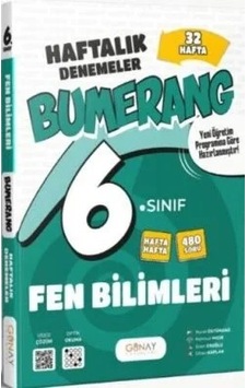 Günay 6.sınıf Bumerang 32 Haftalık Fen Bilimleri Denemeler Günay 6.sınıf Bumerang 32 Haftalık Fen Bilimleri Denemeler