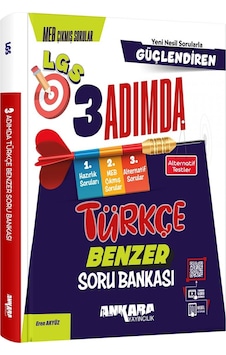 Ankara 2025 8. Sınıf Türkçe Güçlendiren 3 Adımda Benzer Soru Bankası Ankara 2025 8. Sınıf Türkçe Güçlendiren 3 Adımda Benzer Soru Bankası