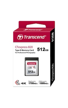 Transcend TS512GCFE820 512 GB CFE820 CFexpress CompactFlash Hafız Transcend TS512GCFE820 512 GB CFE820 CFexpress CompactFlash Hafız