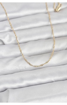 Northcity 14k Gold Renk Burgu Kolye 60 Cm - Günlük Ve Spor Şıklığı