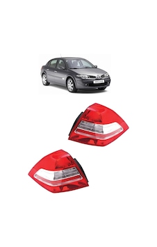 Megane 2 Sağ Ve Sol Takım Stop Lambası 2 Adet Renault Megane 2 Megane 2 Sağ Ve Sol Takım Stop Lambası 2 Adet Renault Megane 2