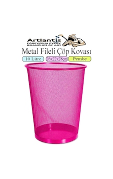 Renkli Çöp Kovası Paslanmaz Çelik Fileli 1 Adet Ofis Büro Okul Çöp Kovası Metal Delikli Kolay Kullanım Pembe Renkli Çöp Kovası Paslanmaz Çelik Fileli 1 Adet Ofis Büro Okul Çöp Kovası Metal Delikli Kolay Kullanım Pembe