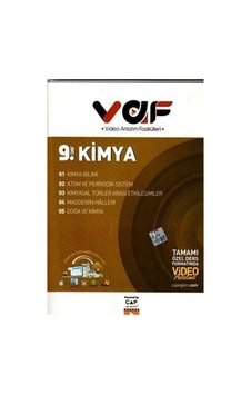 9.Sınıf Kimya Video Anlatım Fasikülleri- Vaf Yayınları