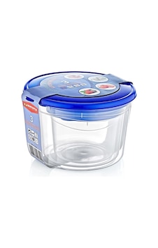 Omnipazar Sy-2850 Plastik Şeffaf Renkli Yuvarlak Saklama Kabı 3'lü Set Şeffaf Omnipazar Sy-2850 Plastik Şeffaf Renkli Yuvarlak Saklama Kabı 3'lü Set Şeffaf