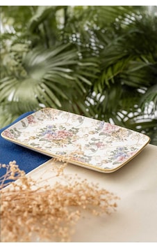 Acar Rosa Kayık Tabak 32 Cm Renkli