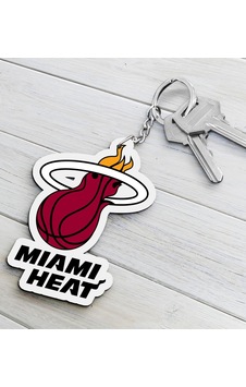 Nba Miami Heat Ahşap Anahtarlık Nba Miami Heat Ahşap Anahtarlık
