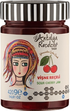Antalya Reçelcisi Vişne Reçeli 420g Yörük Seri Antalya Reçelcisi Vişne Reçeli 420g Yörük Seri