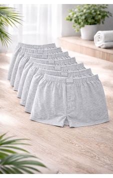 Seher Yıldızı Erkek Penye Boxer 8'li Set Gri Seher Yıldızı Erkek Penye Boxer 8'li Set Gri